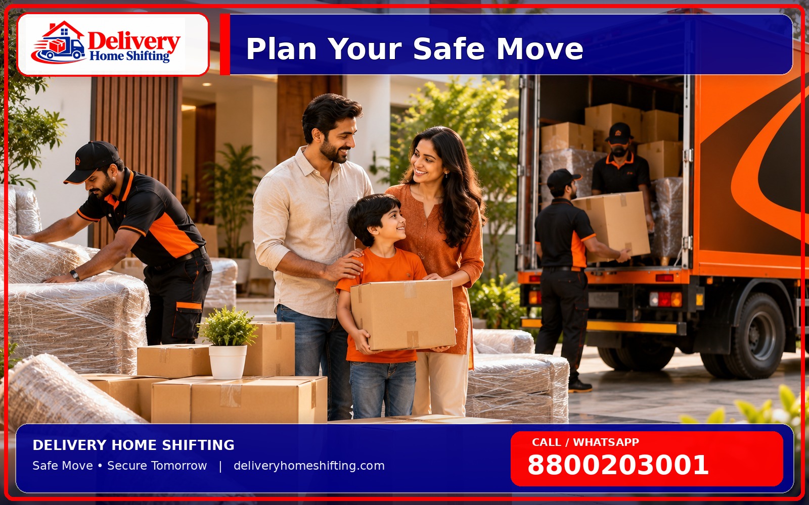 Delivery Home Shifting relocation planning